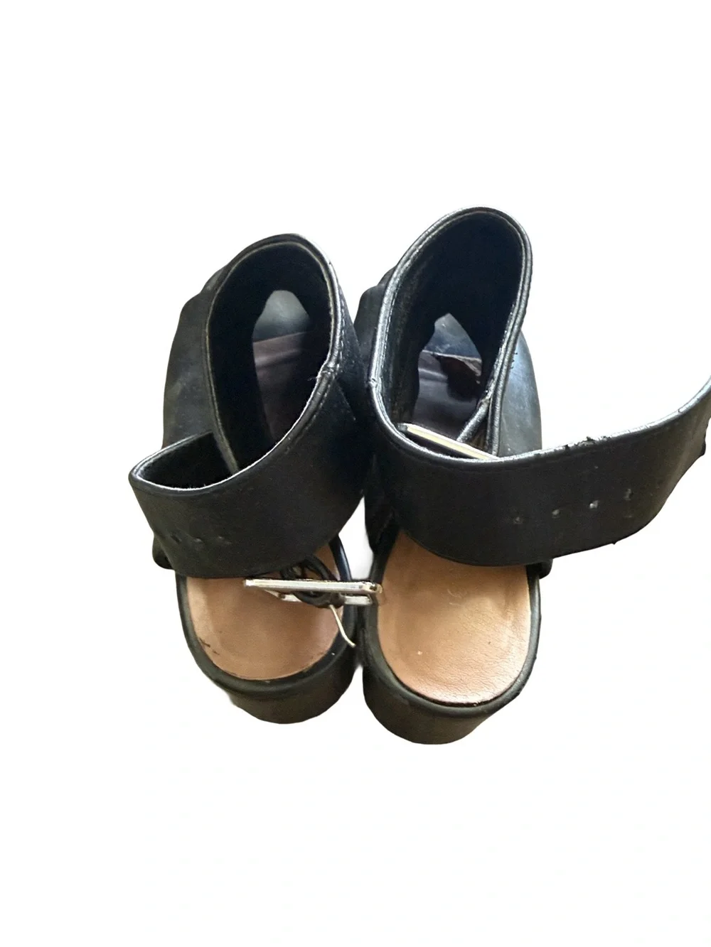 Topshop Black Women's Open-Toe Ankle Booties